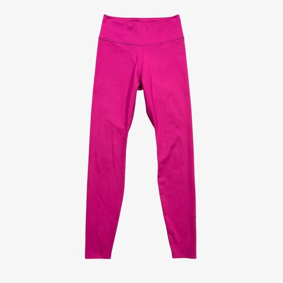 Nike Leggings Womens S Small Bright Magenta Dri Fit High Rise Pull On Yoga - Picture 1 of 10